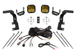 Chevrolet Colorado Ditch Light Kit - Diode Dynamics - Stage Series SS3 Sport Combo - Yellow - `23-`24